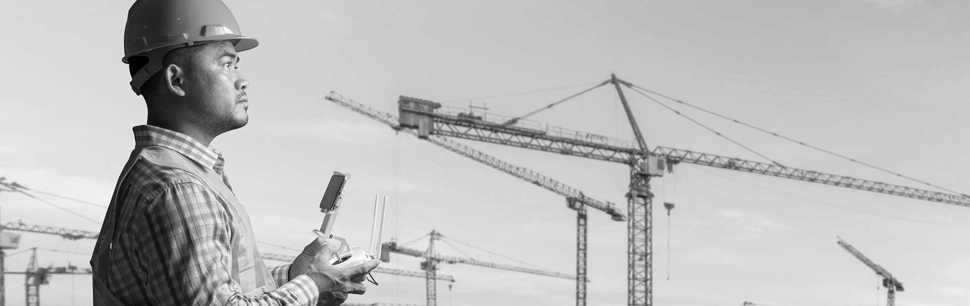Drone surveillance chantier