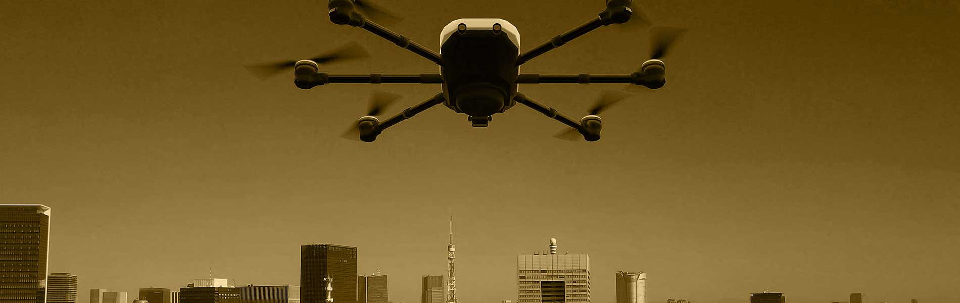 Drone surveillance chantier