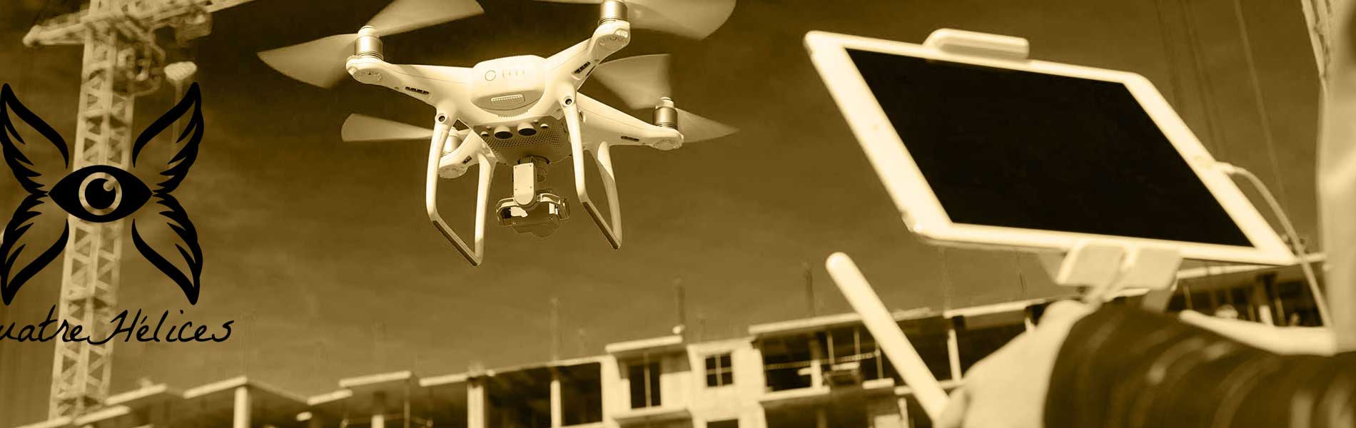 Drone suivi de chantier
