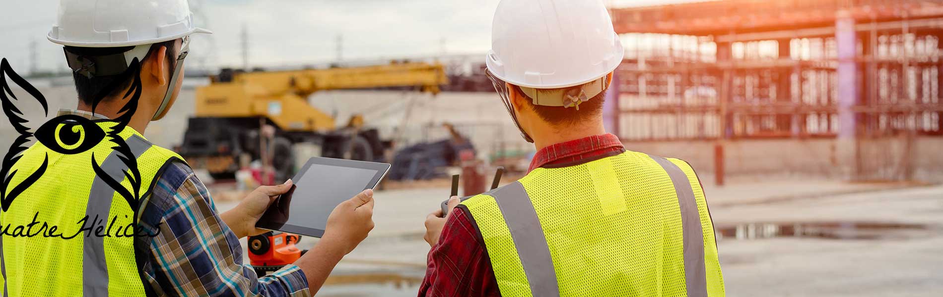 Drone suivi de chantier