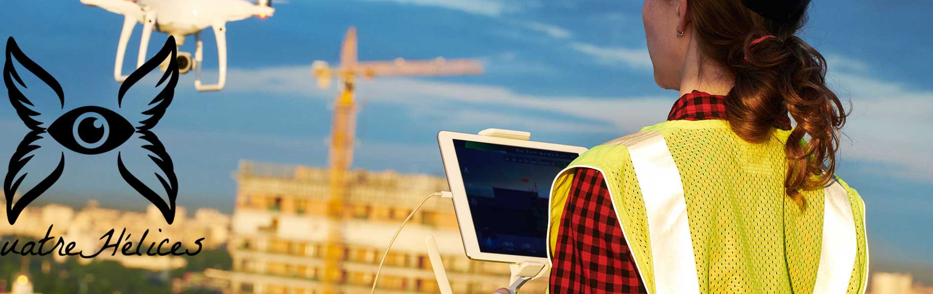 Drone surveillance chantier