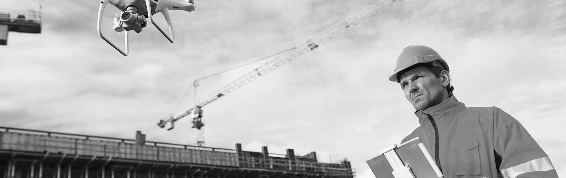 Drone suivi de chantier