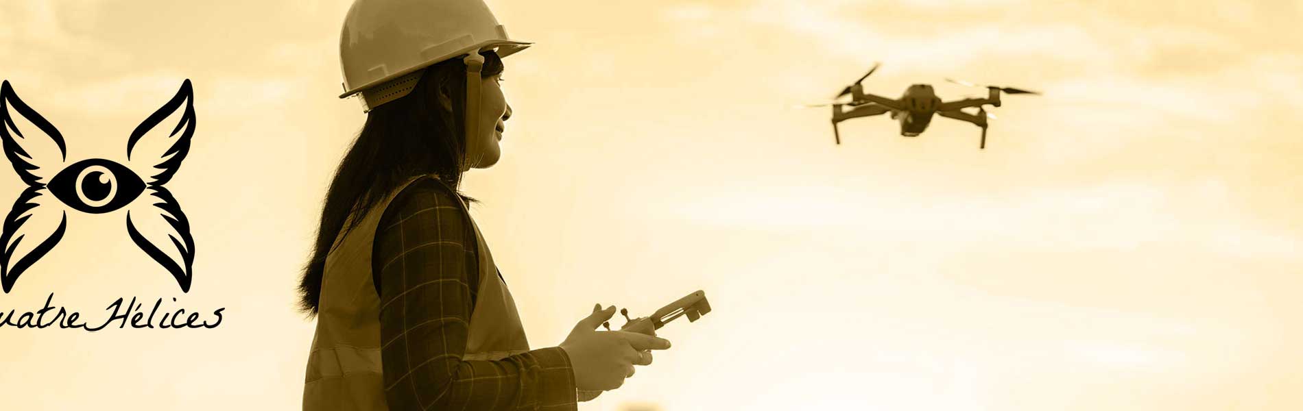 Time lapse chantier drone