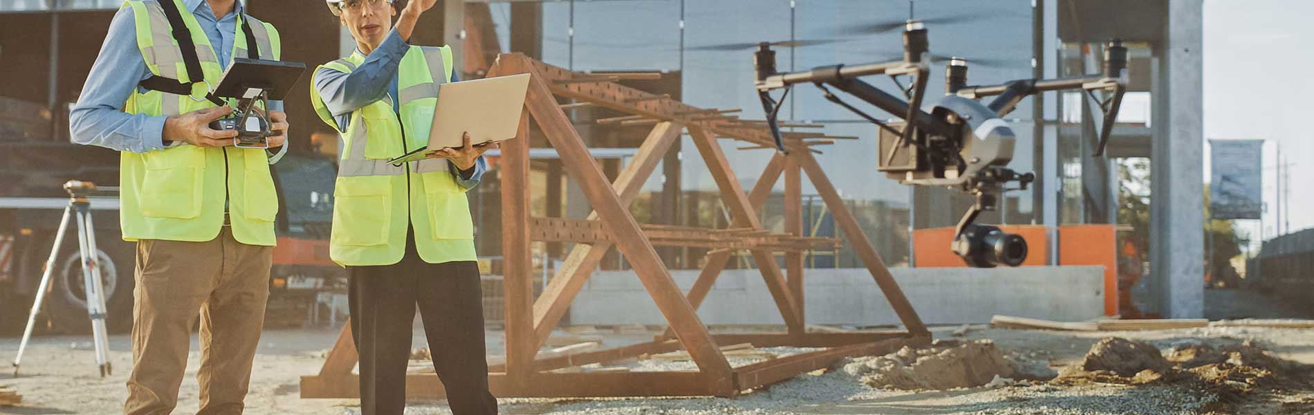 Drone suivi chantier