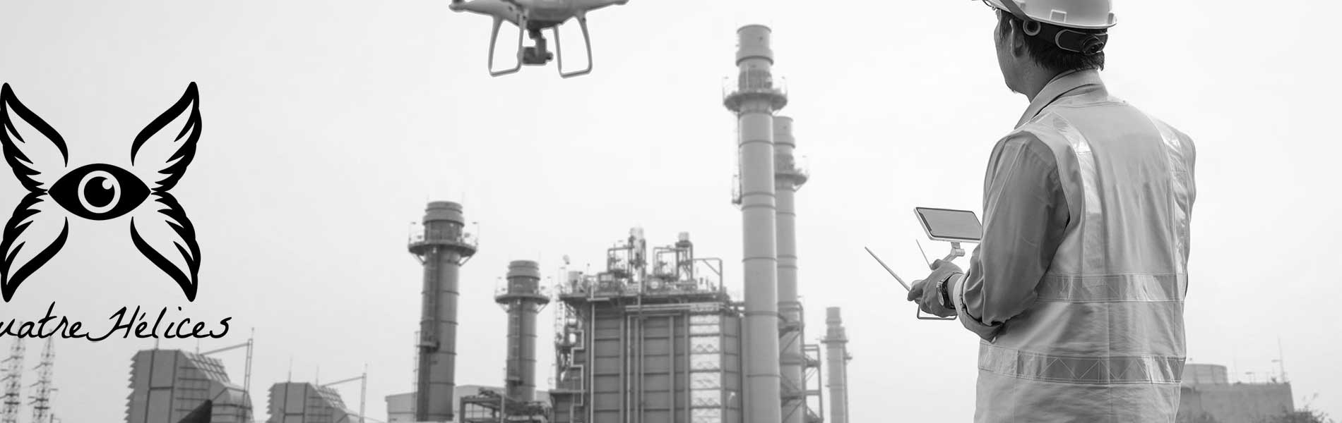 Drone surveillance chantier