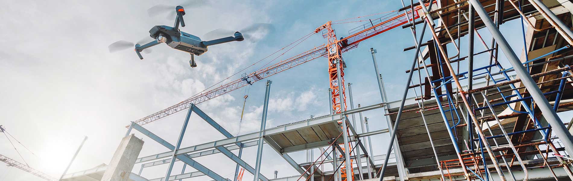 Time lapse chantier drone