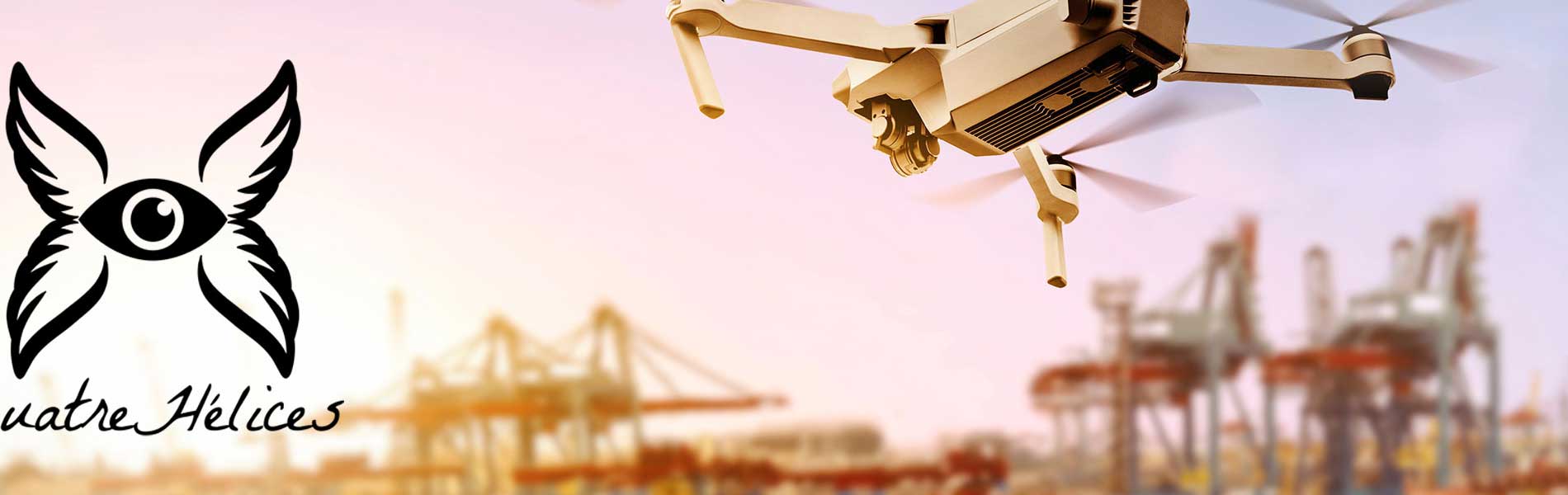 Drone surveillance chantier