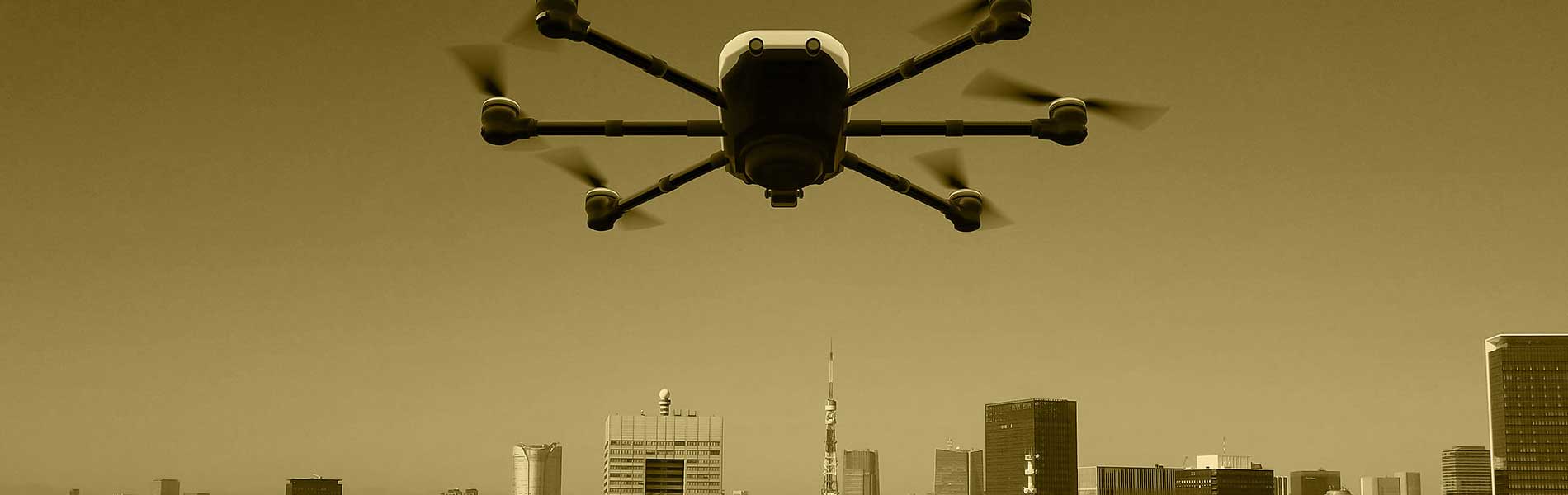 Drone surveillance chantier