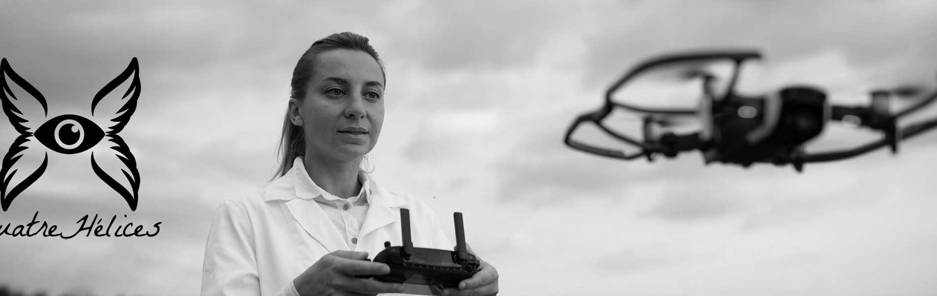 Drone surveillance chantier