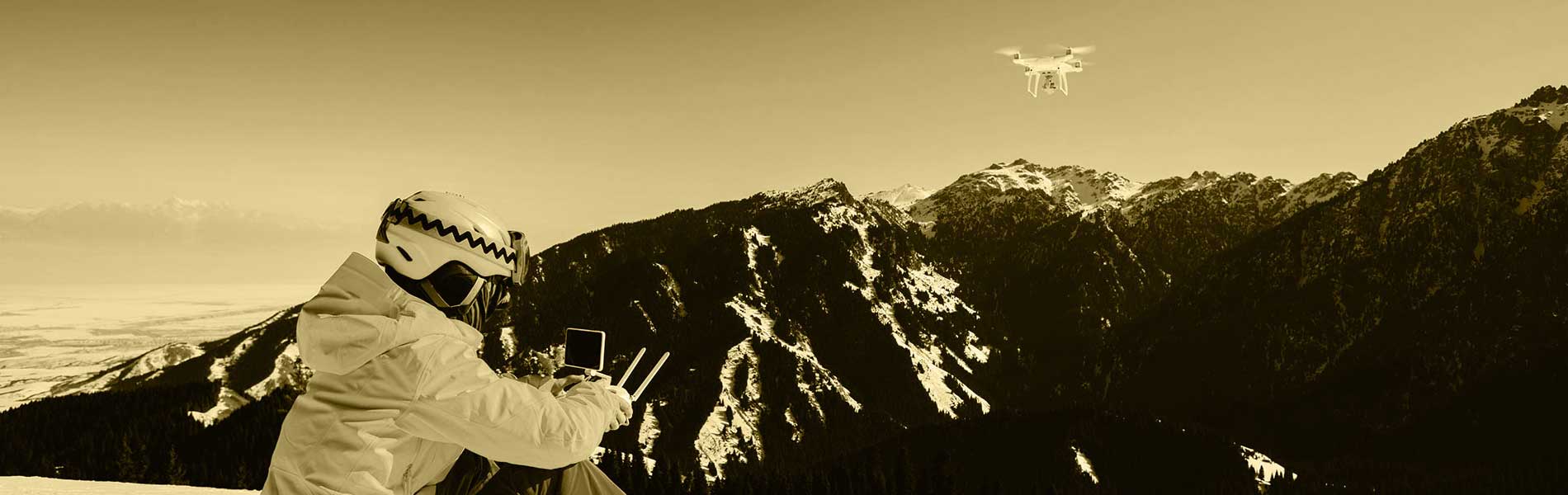 Visite par drone