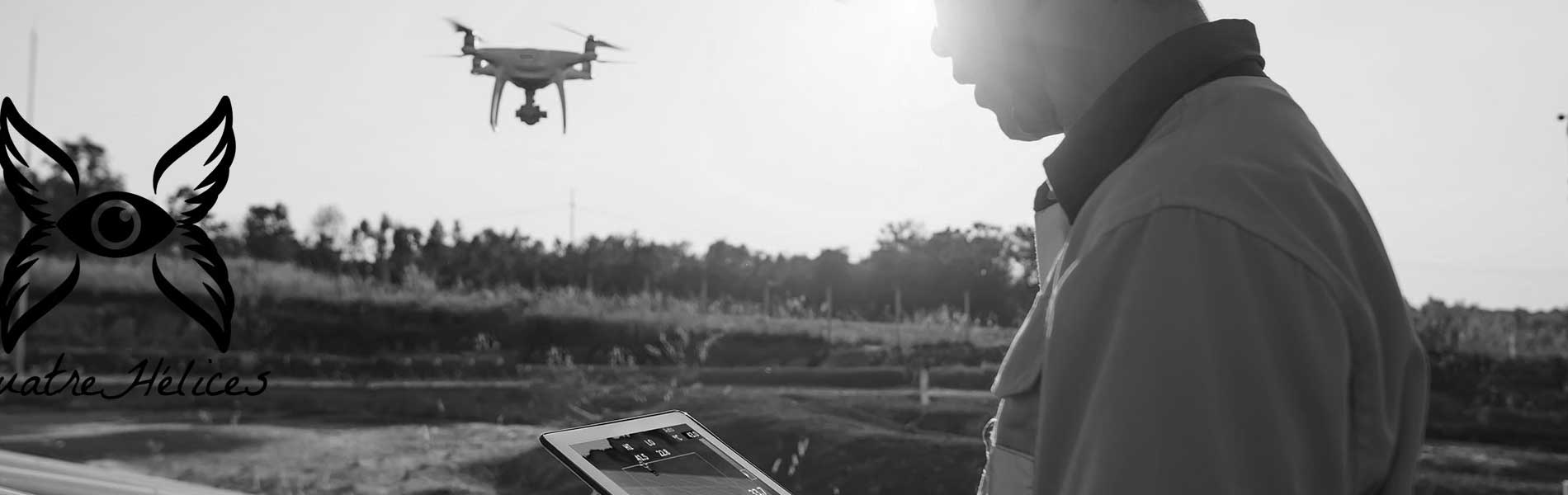 Visite par drone