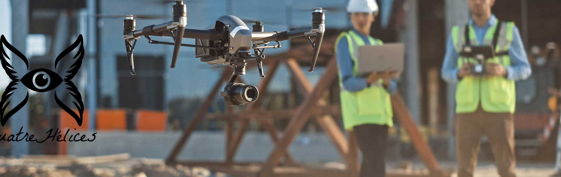 Visite par drone