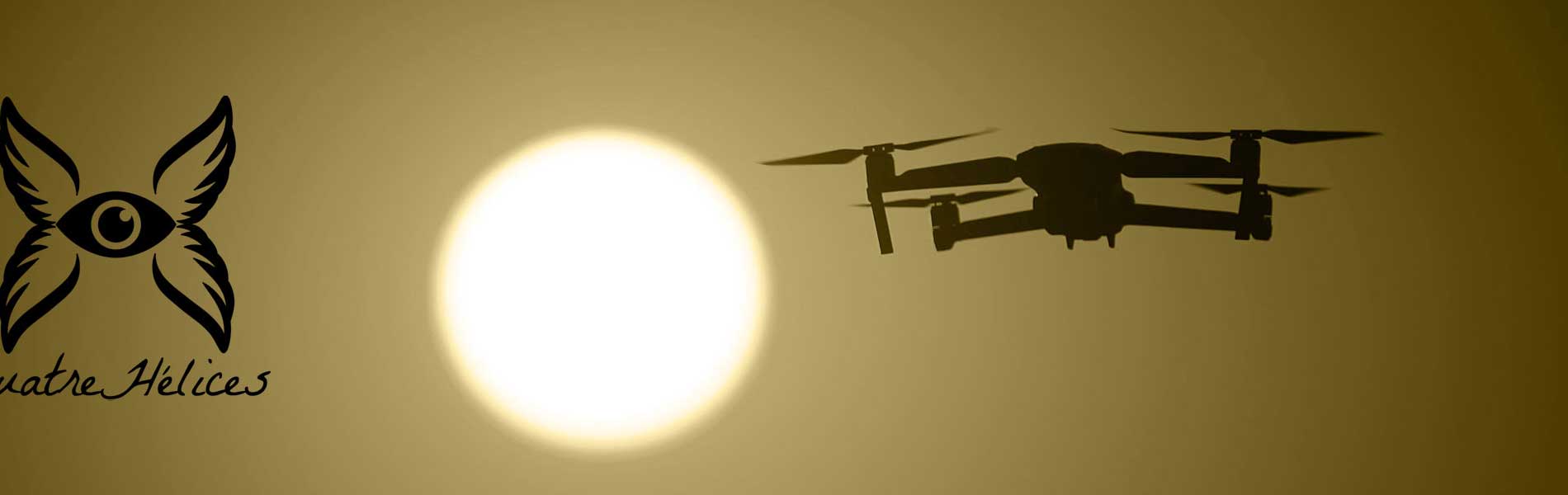 Visite par drone
