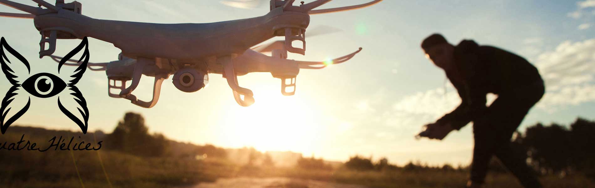 Visite par drone