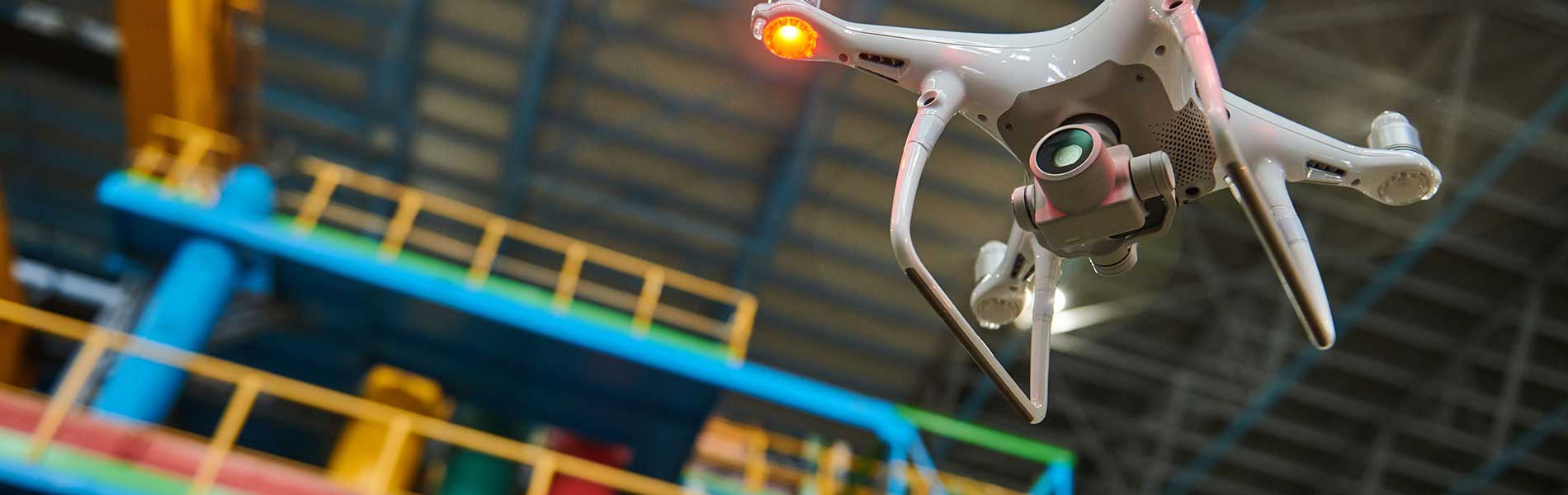 Visite par drone