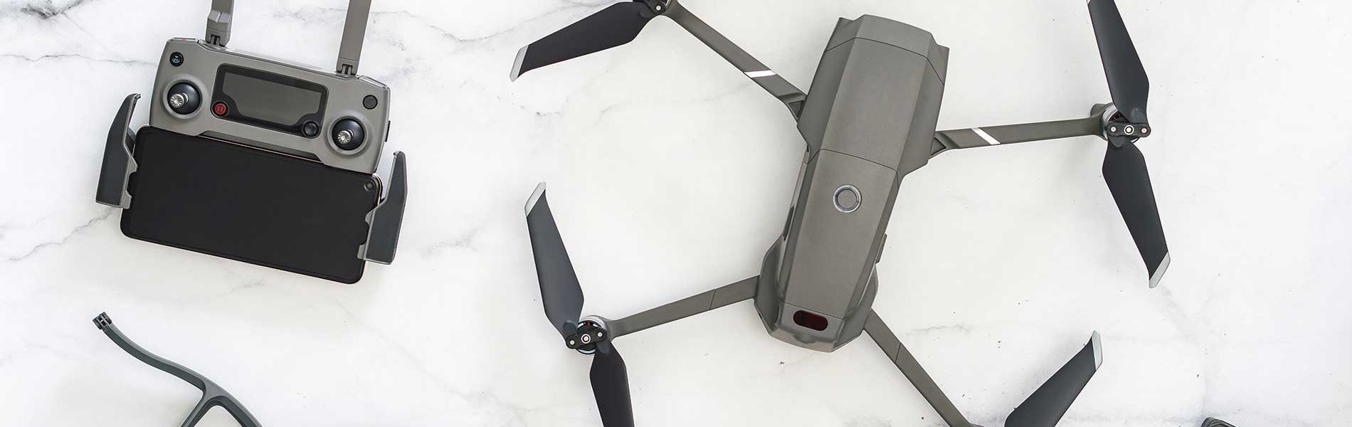 Visite par drone