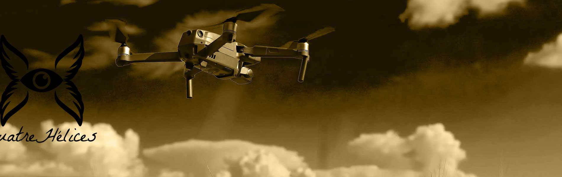Visite par drone