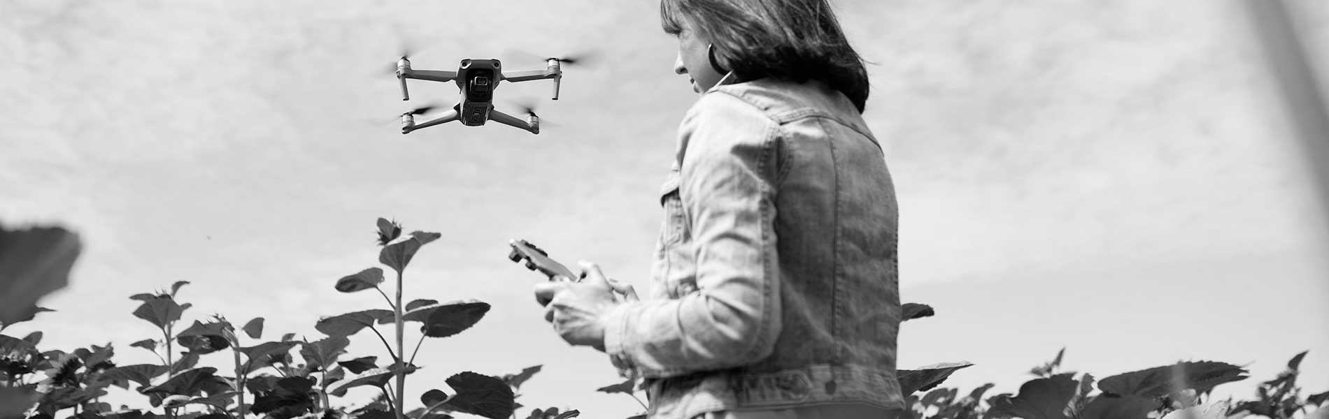 Visite par drone
