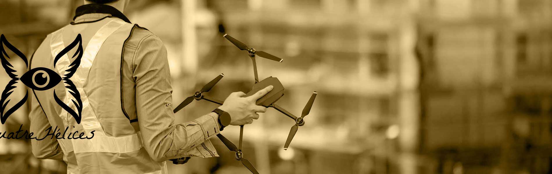 Visite par drone