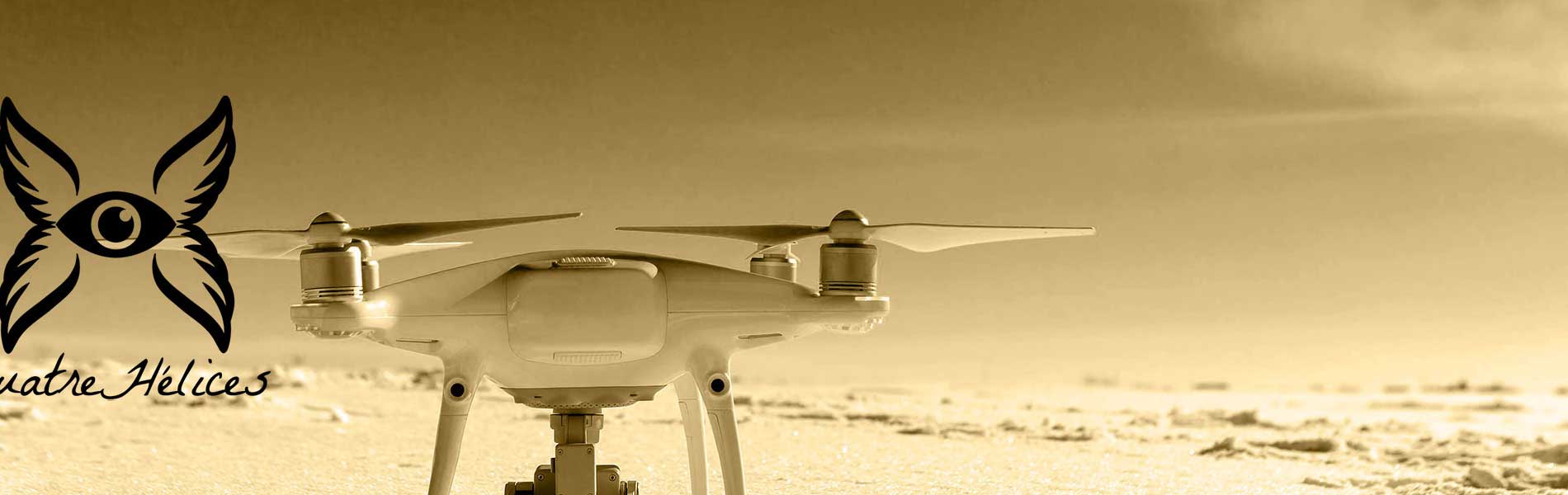 Visite par drone