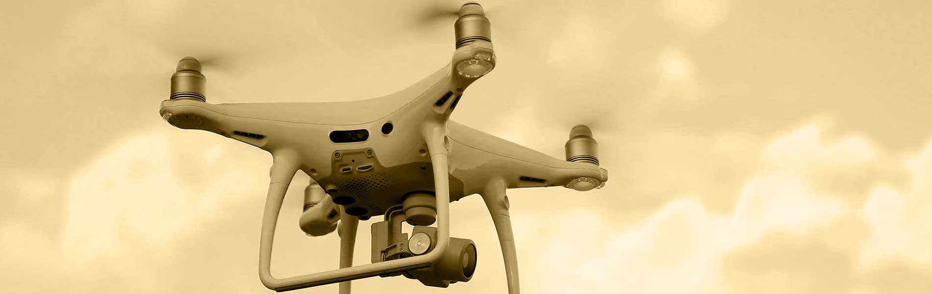 Visite par drone