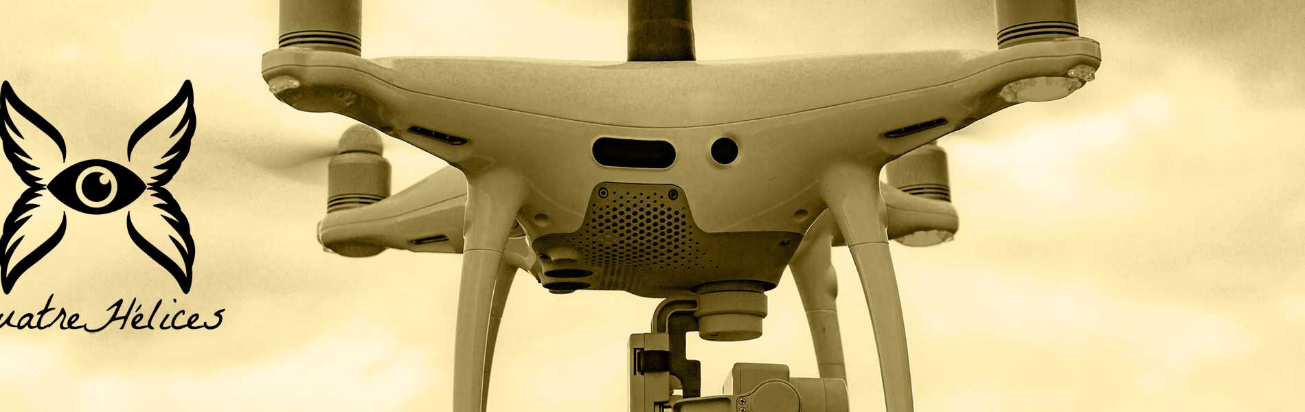 Visite par drone