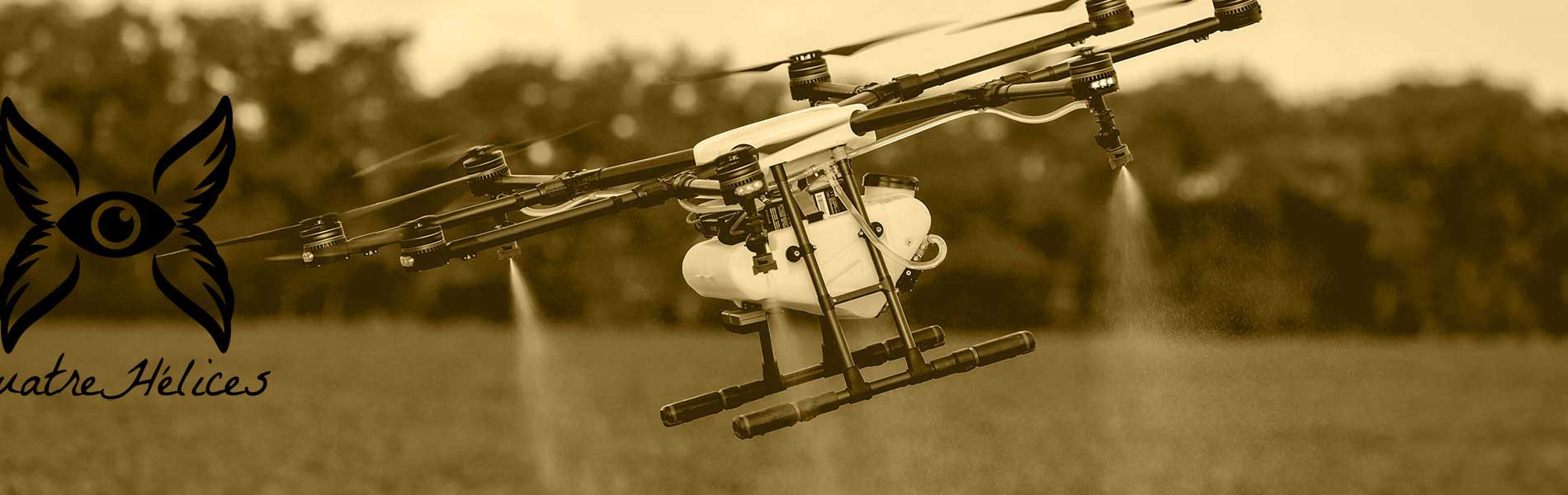 Visite par drone