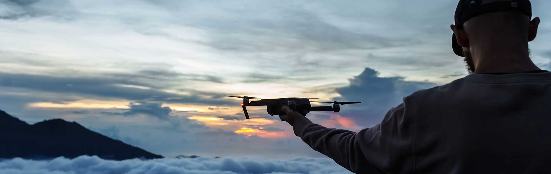 Visite par drone