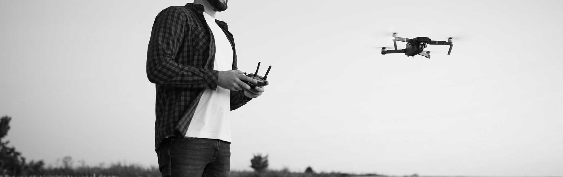 Visite par drone
