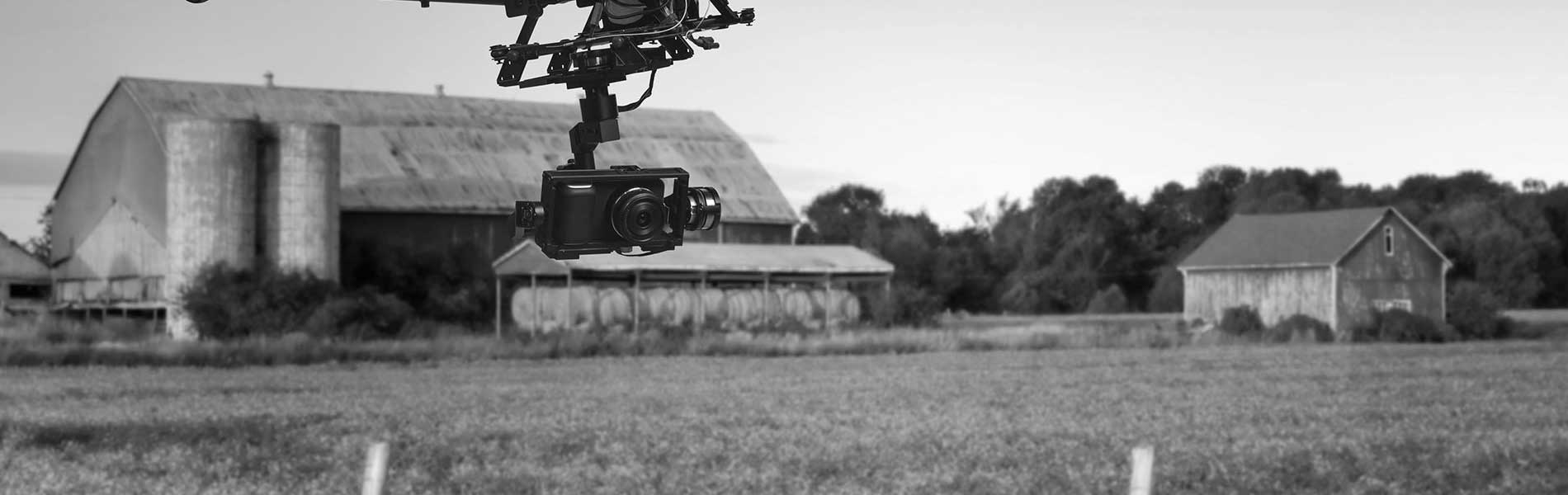 Visite par drone