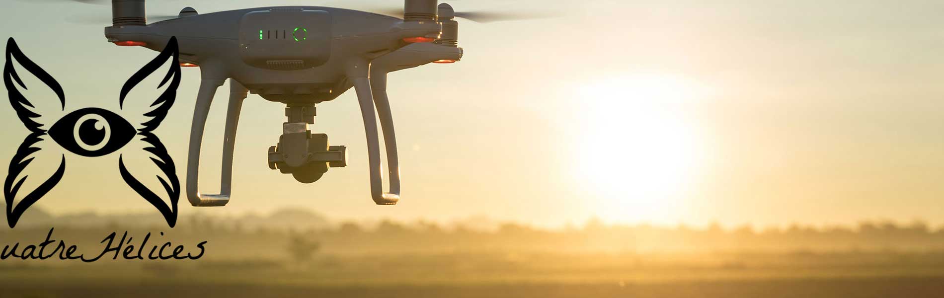 Visite par drone