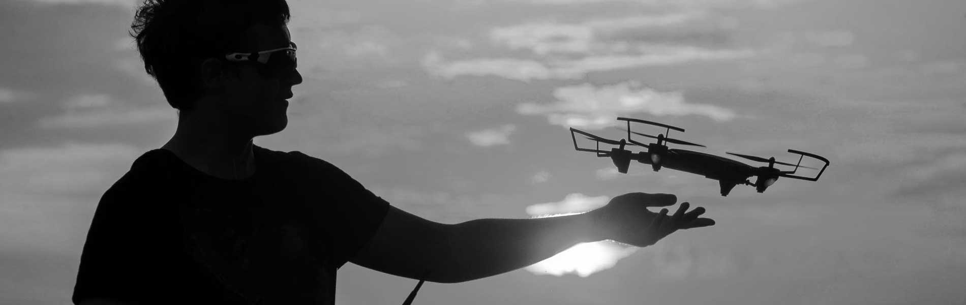 Visite par drone