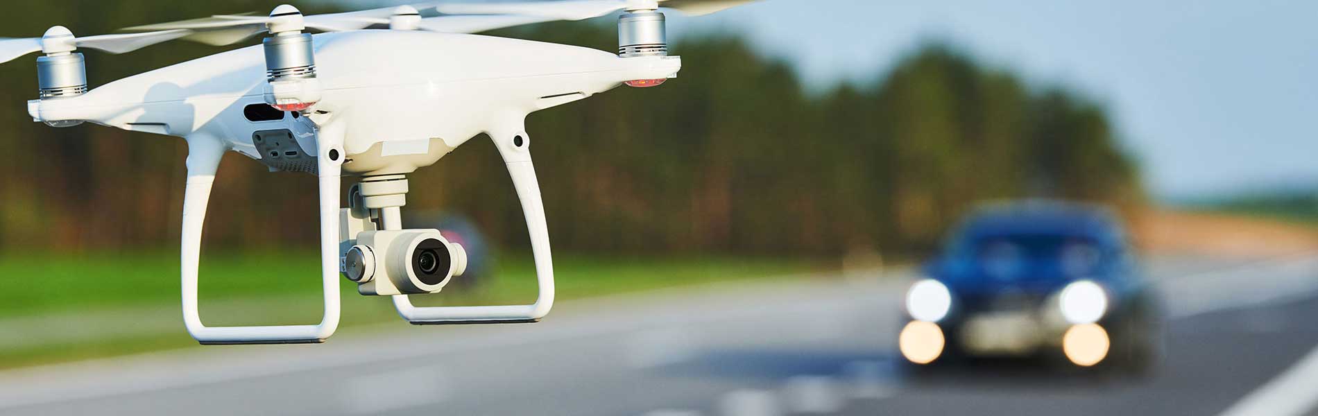 Visite par drone
