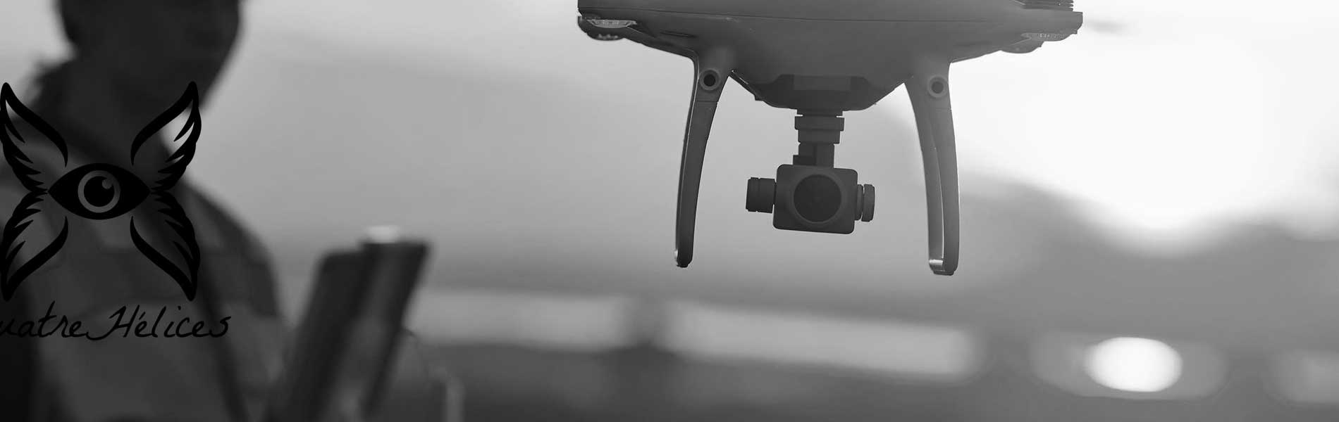 Visite par drone