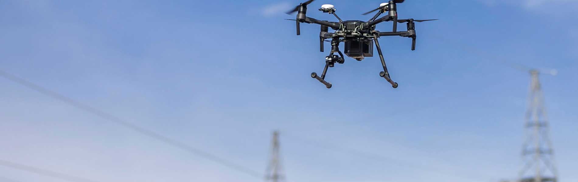 Visite par drone
