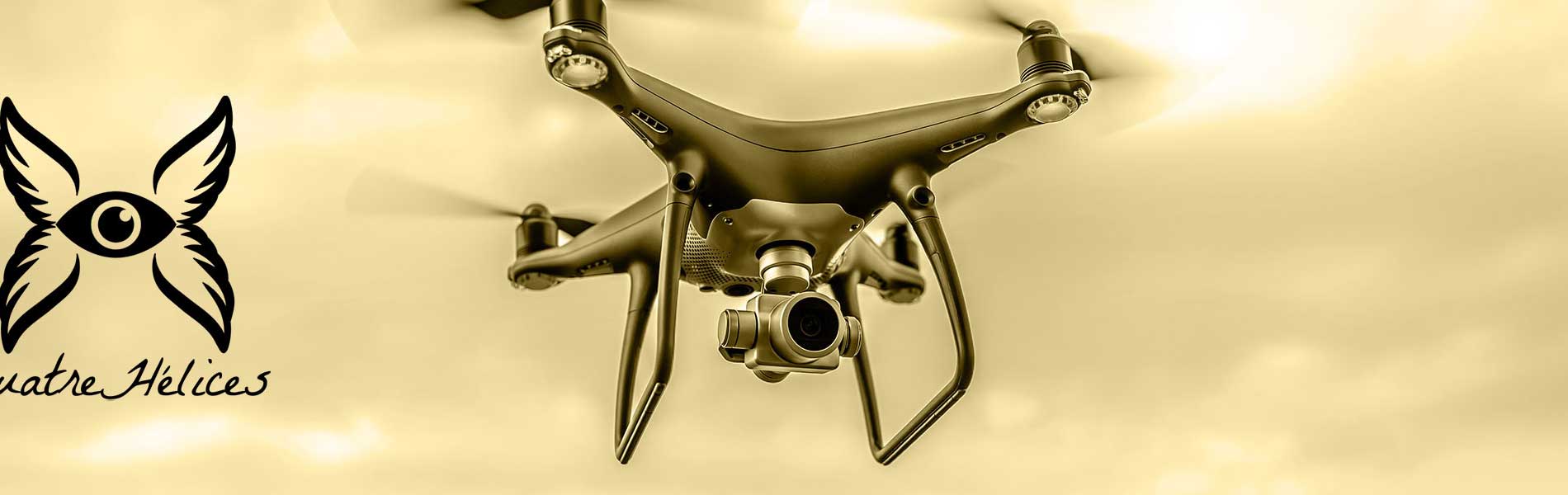 Visite par drone