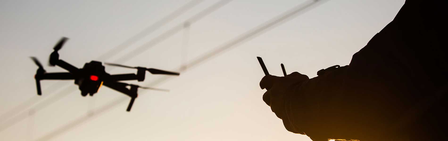 Visite par drone