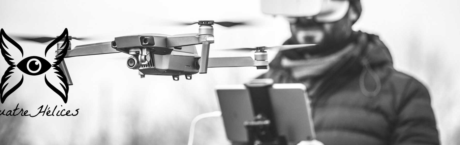 Visite par drone