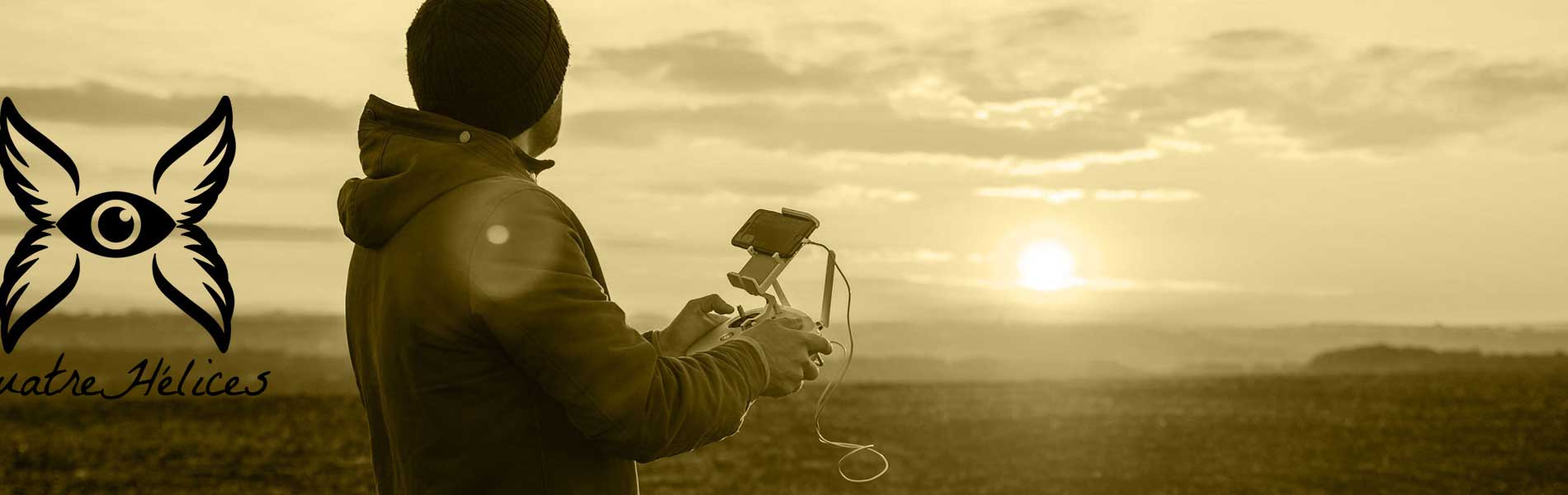 Visite par drone