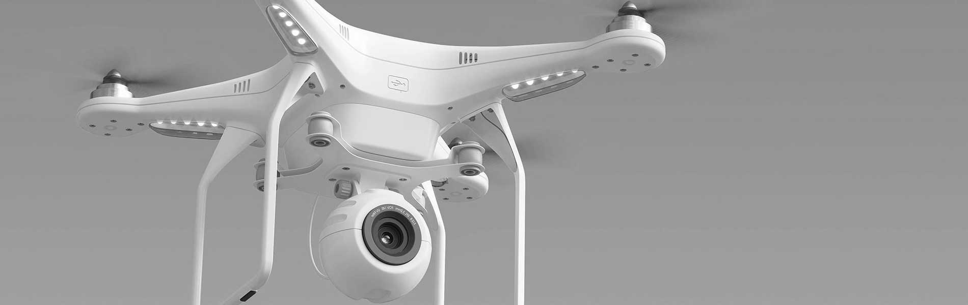 Visite par drone