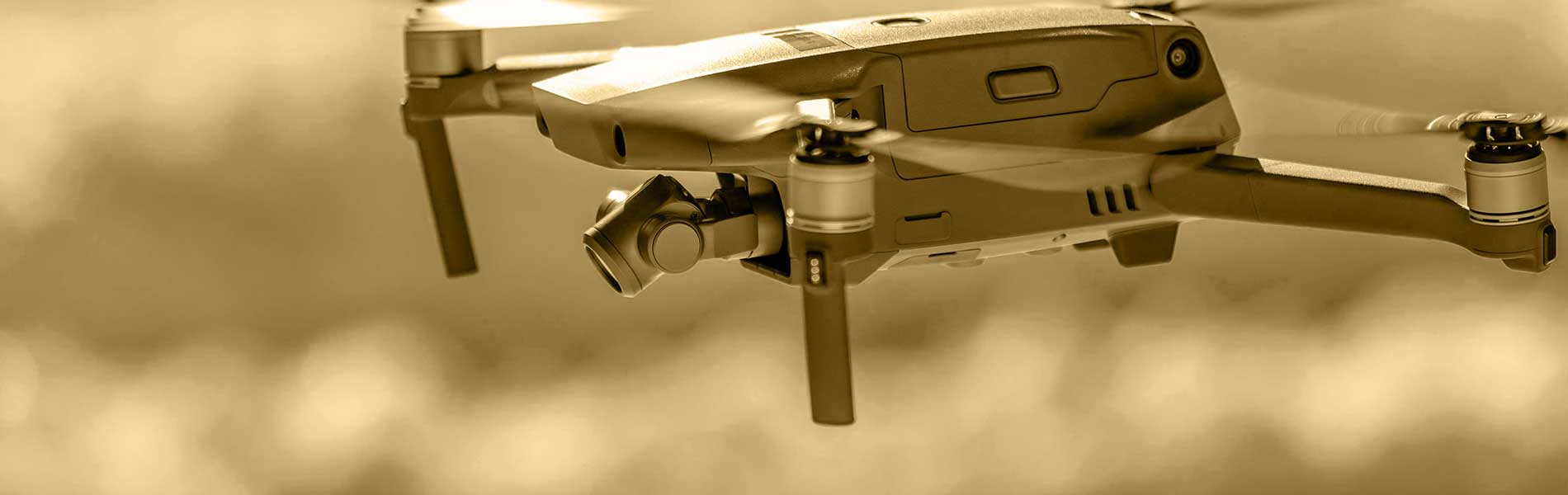 Visite par drone