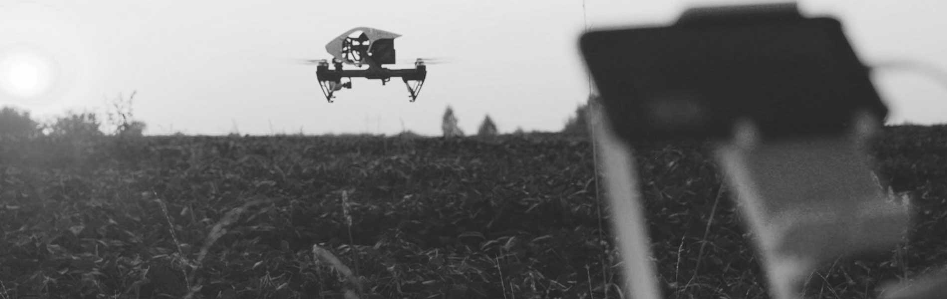 Visite par drone