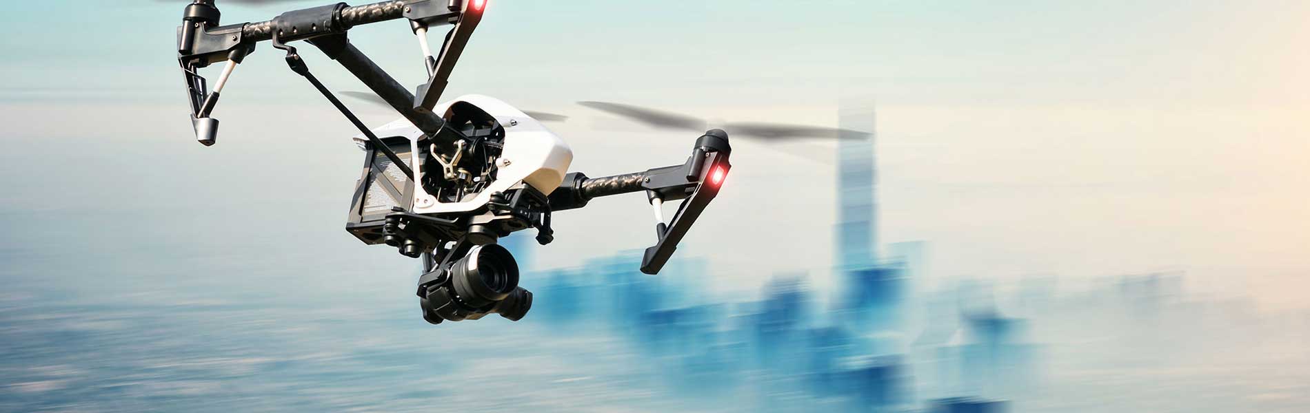 Visite par drone