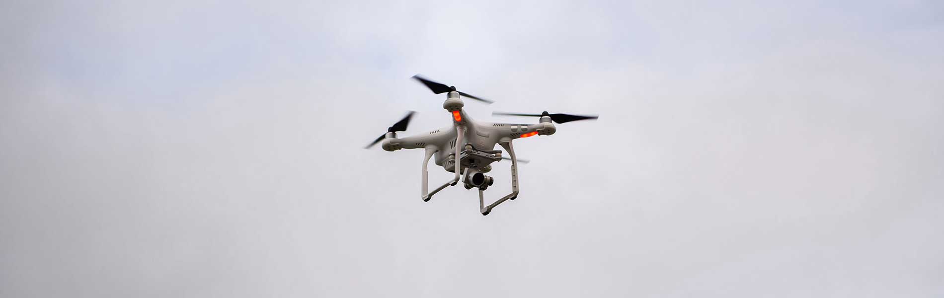 Visite par drone
