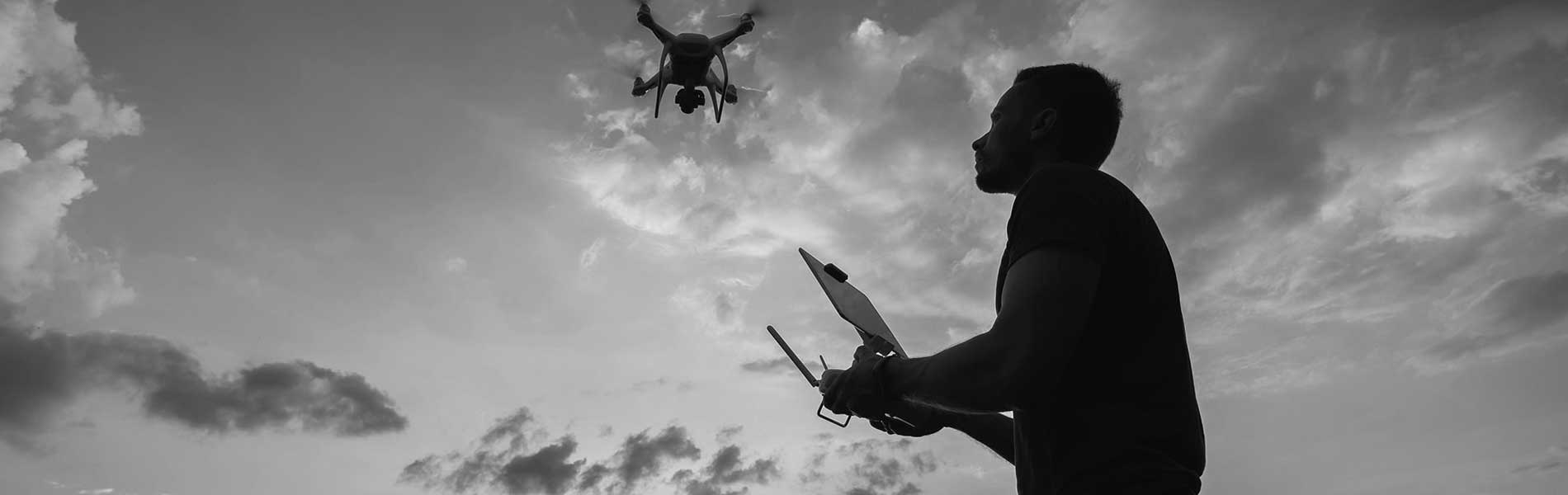 Mariage filmé par drone