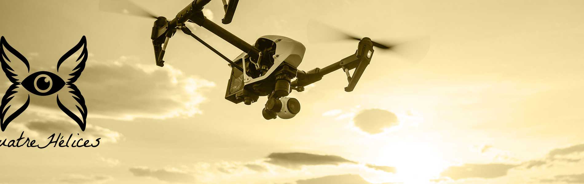 Drone professionnel mariage