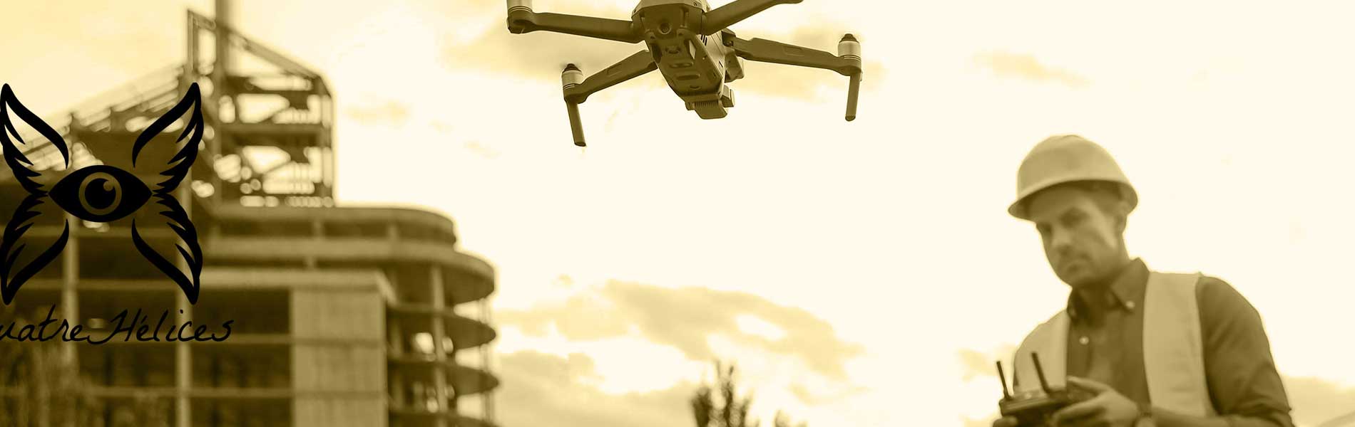 Mariage filmé par drone