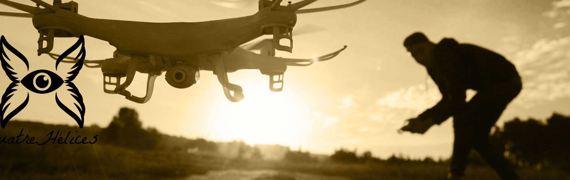 Drone professionnel mariage