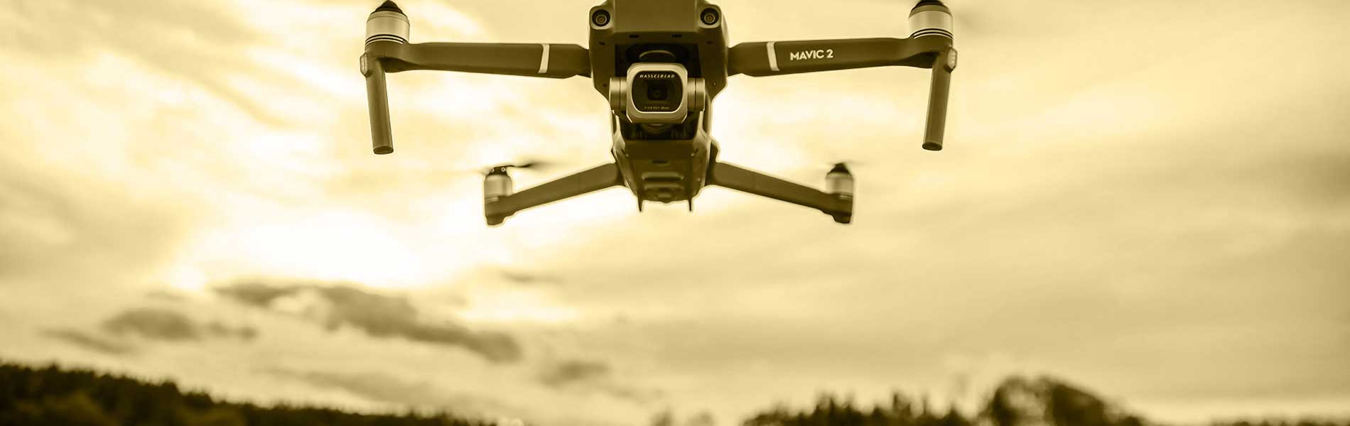 Mariage filmé par drone