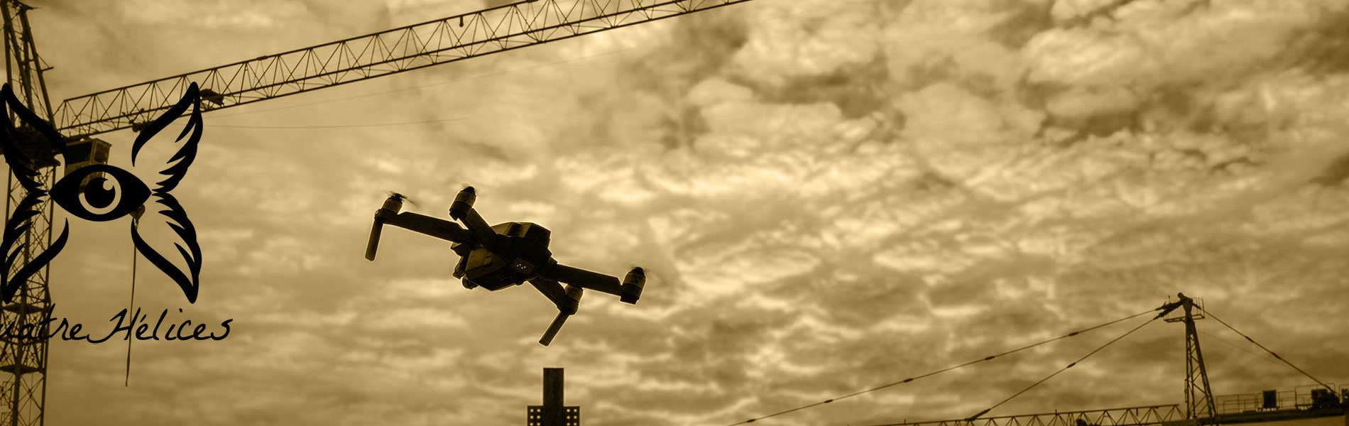 Mariage filmé par drone